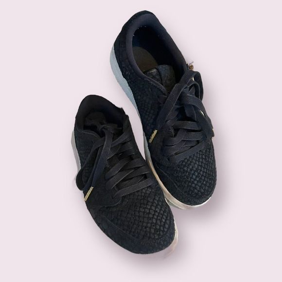 Women's Retro Low Black Python Print AJ6004-010 Size 5 Nike Air - Picture 6 of 13